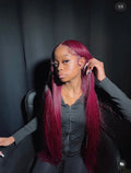 Pre-made Burgundy wigs